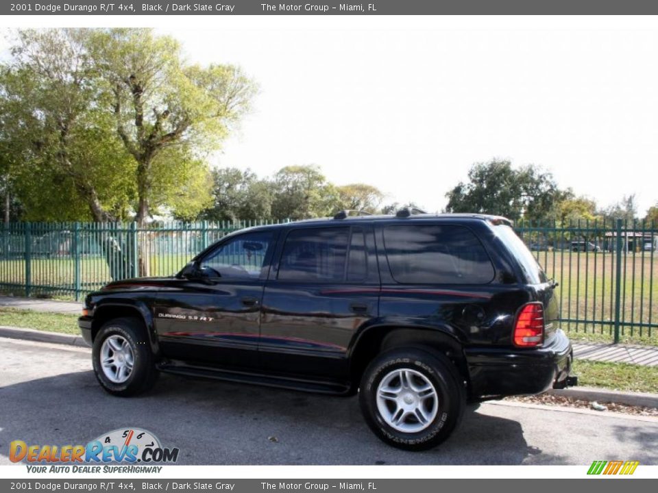 2001 Dodge Durango R/T 4x4 Black / Dark Slate Gray Photo #4