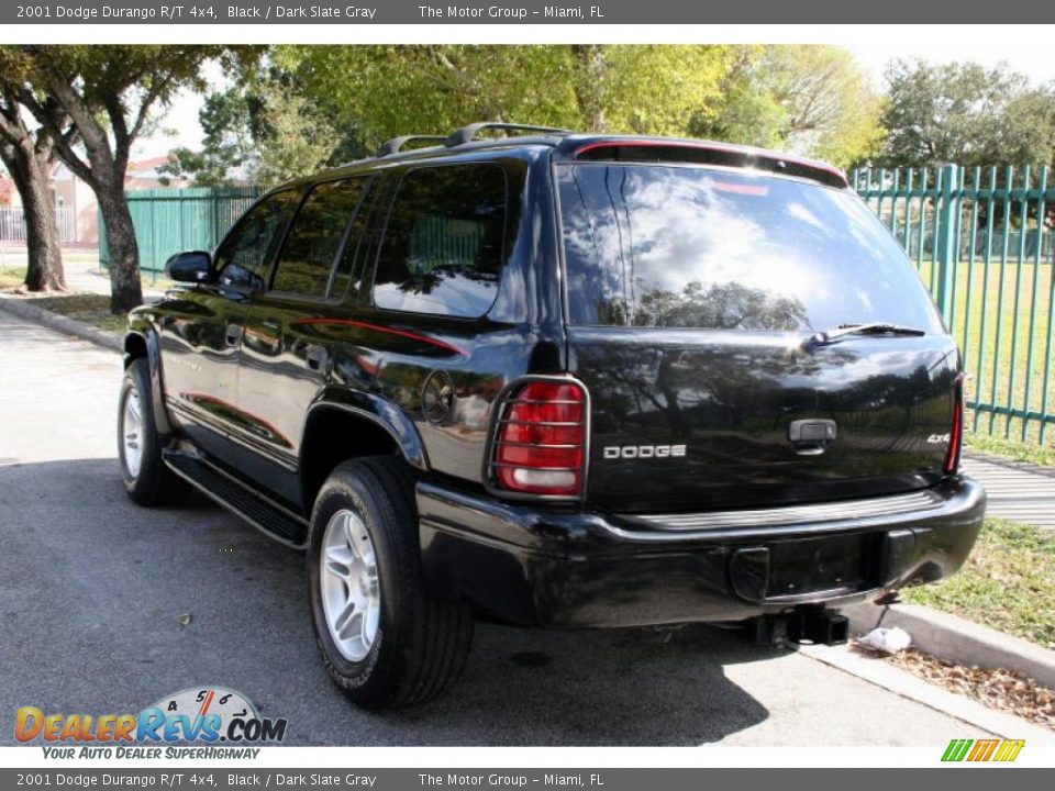 2001 Dodge Durango R/T 4x4 Black / Dark Slate Gray Photo #7