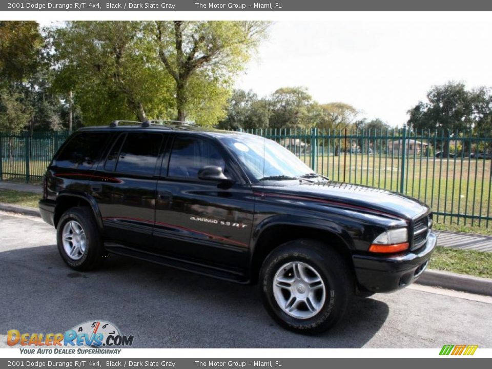 2001 Dodge Durango R/T 4x4 Black / Dark Slate Gray Photo #11