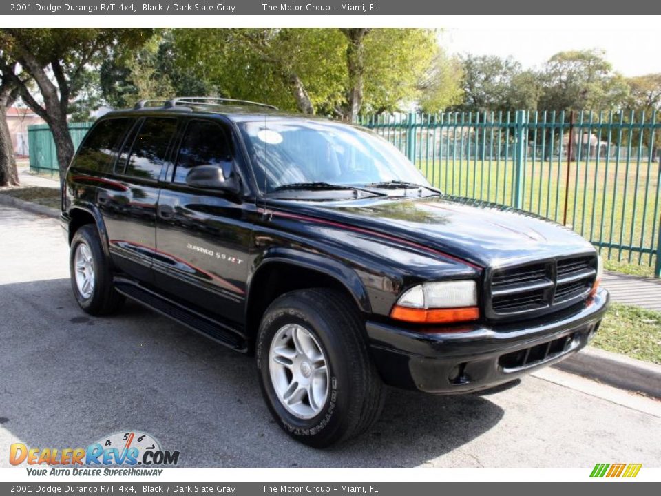 2001 Dodge Durango R/T 4x4 Black / Dark Slate Gray Photo #12