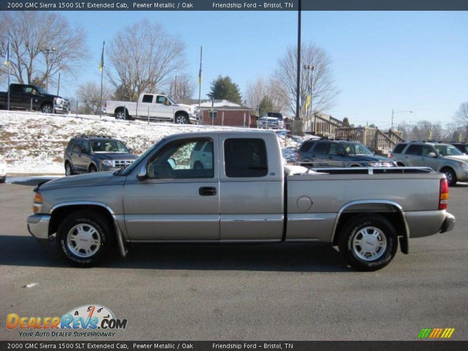 2000 GMC Sierra 1500 SLT Extended Cab Pewter Metallic / Oak Photo #1