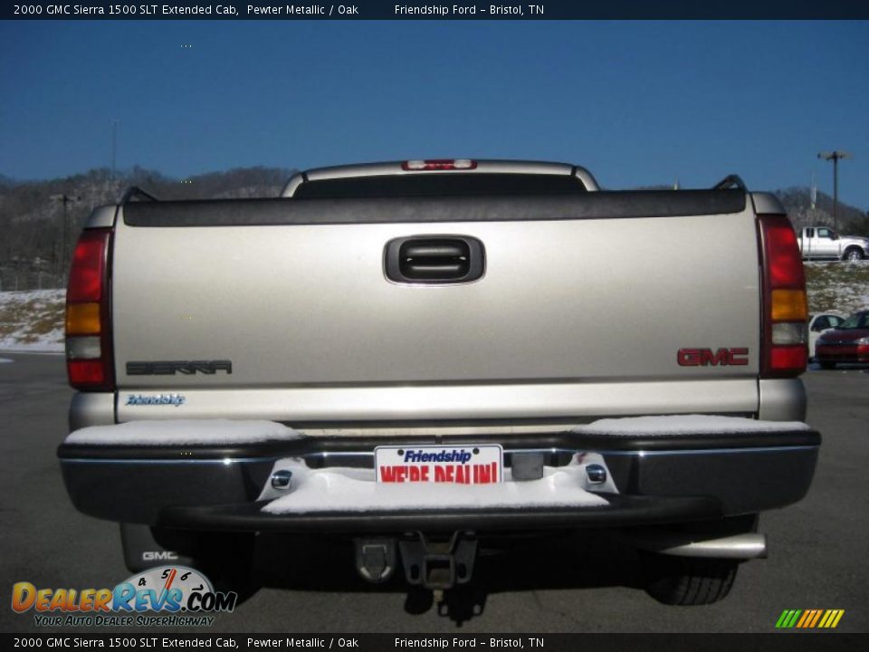 2000 GMC Sierra 1500 SLT Extended Cab Pewter Metallic / Oak Photo #7