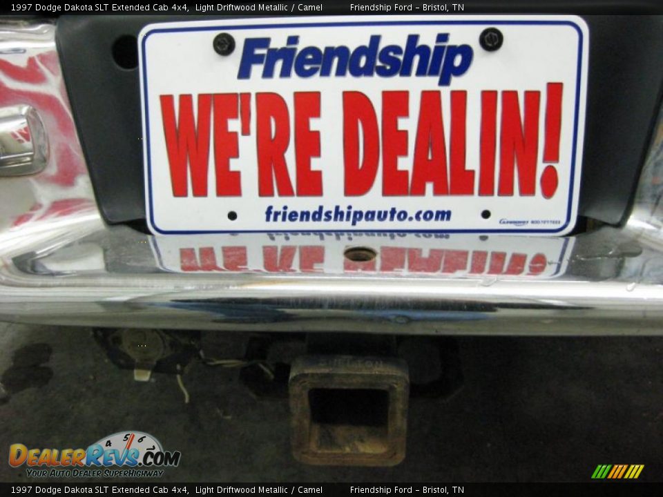 1997 Dodge Dakota SLT Extended Cab 4x4 Light Driftwood Metallic / Camel Photo #13