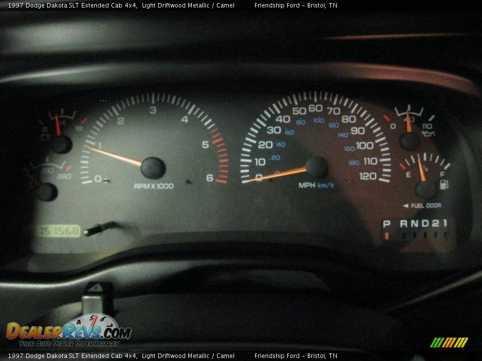 1997 Dodge Dakota SLT Extended Cab 4x4 Gauges Photo #25