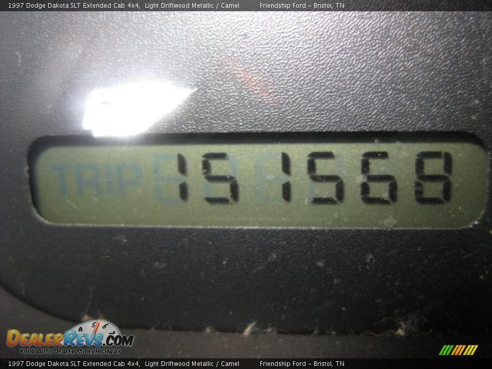 1997 Dodge Dakota SLT Extended Cab 4x4 Light Driftwood Metallic / Camel Photo #26