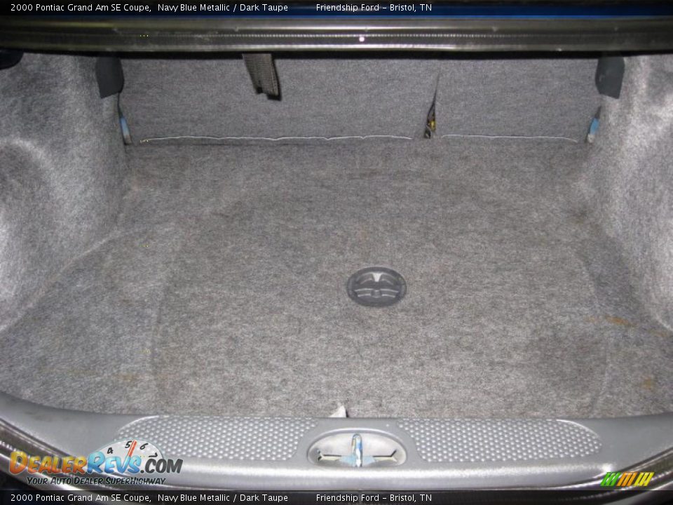 2000 Pontiac Grand Am SE Coupe Trunk Photo #12