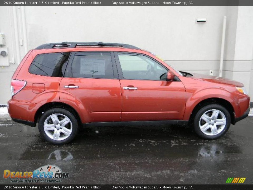 2010 Subaru Forester 2.5 X Limited Paprika Red Pearl / Black Photo #2