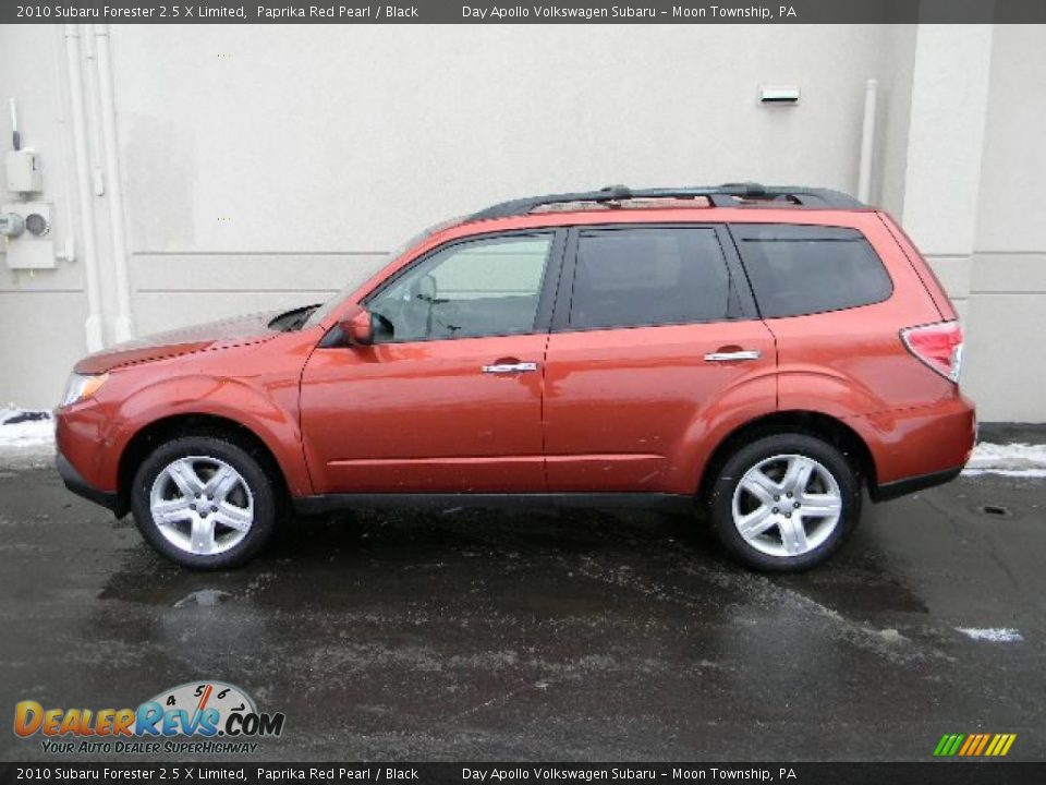 2010 Subaru Forester 2.5 X Limited Paprika Red Pearl / Black Photo #6