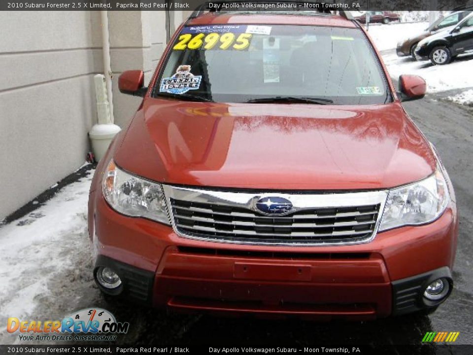 2010 Subaru Forester 2.5 X Limited Paprika Red Pearl / Black Photo #8