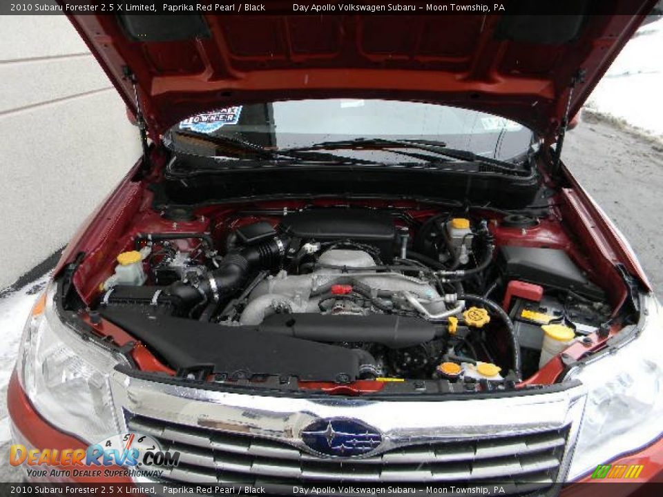 2010 Subaru Forester 2.5 X Limited Paprika Red Pearl / Black Photo #10