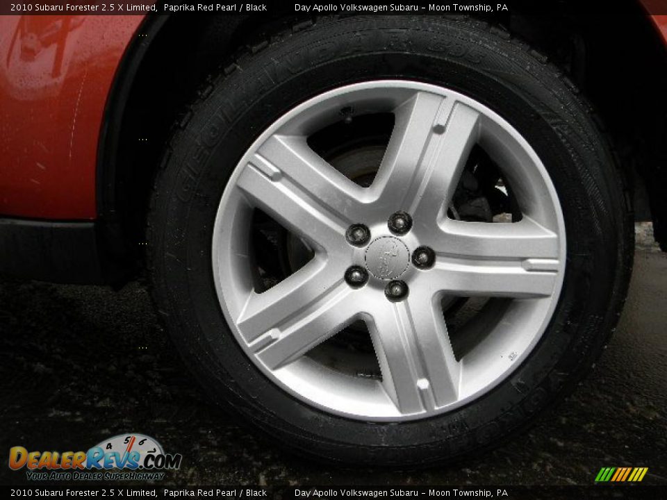 2010 Subaru Forester 2.5 X Limited Paprika Red Pearl / Black Photo #11