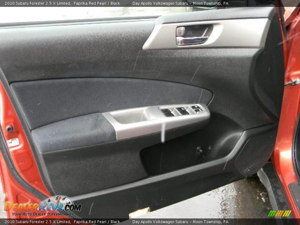 2010 Subaru Forester 2.5 X Limited Paprika Red Pearl / Black Photo #12