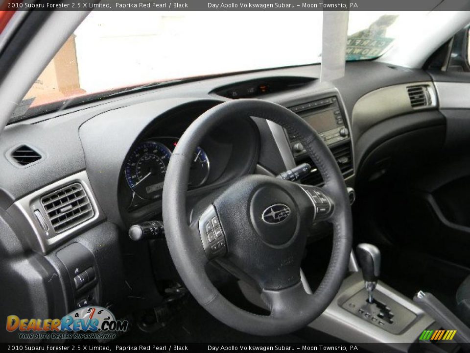 2010 Subaru Forester 2.5 X Limited Paprika Red Pearl / Black Photo #13