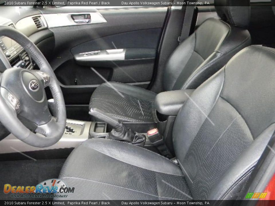 2010 Subaru Forester 2.5 X Limited Paprika Red Pearl / Black Photo #14