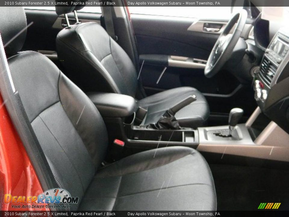 2010 Subaru Forester 2.5 X Limited Paprika Red Pearl / Black Photo #17
