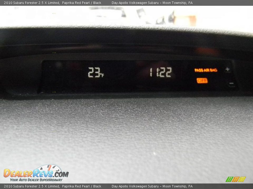 2010 Subaru Forester 2.5 X Limited Paprika Red Pearl / Black Photo #22