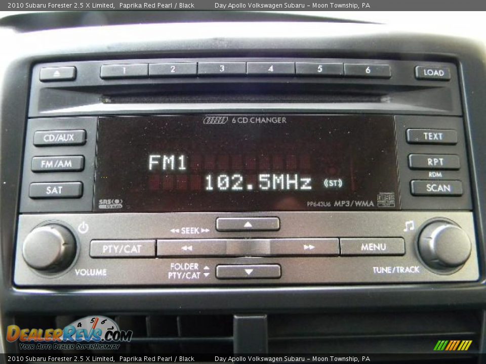 2010 Subaru Forester 2.5 X Limited Paprika Red Pearl / Black Photo #23