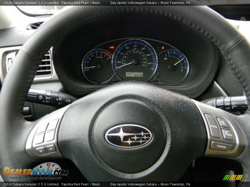 2010 Subaru Forester 2.5 X Limited Paprika Red Pearl / Black Photo #28