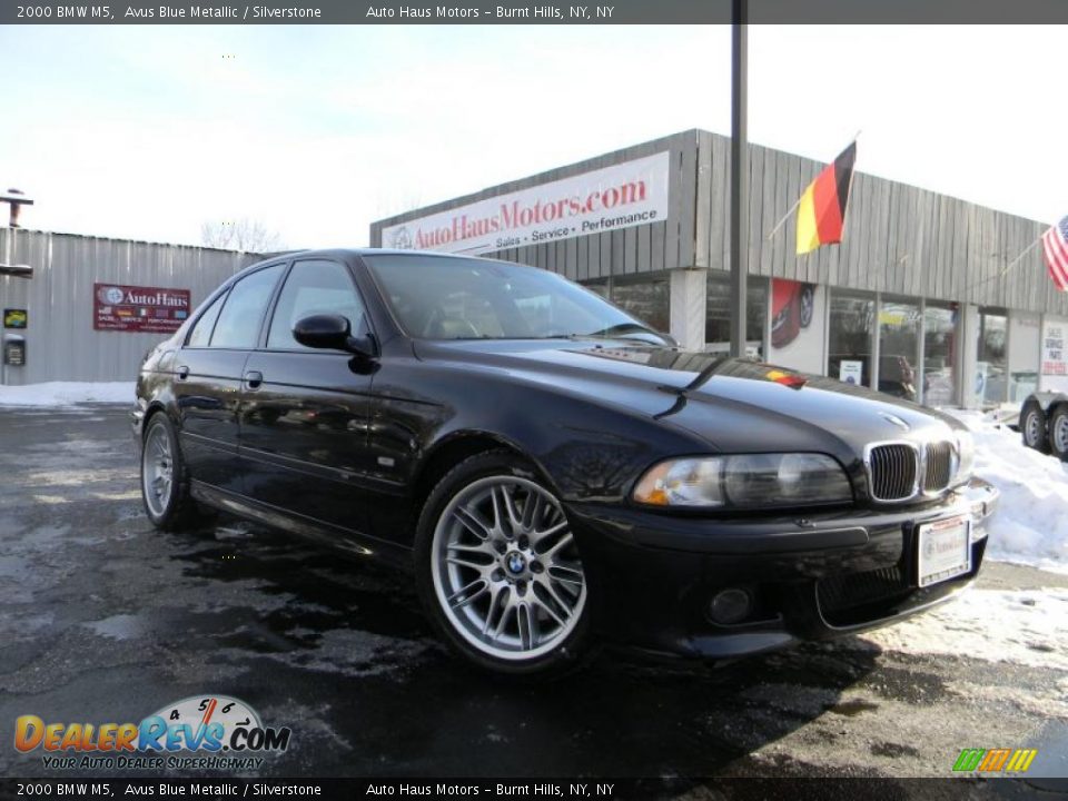 2000 BMW M5 Avus Blue Metallic / Silverstone Photo #1
