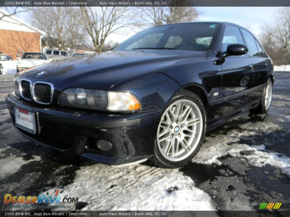 2000 BMW M5 Avus Blue Metallic / Silverstone Photo #4