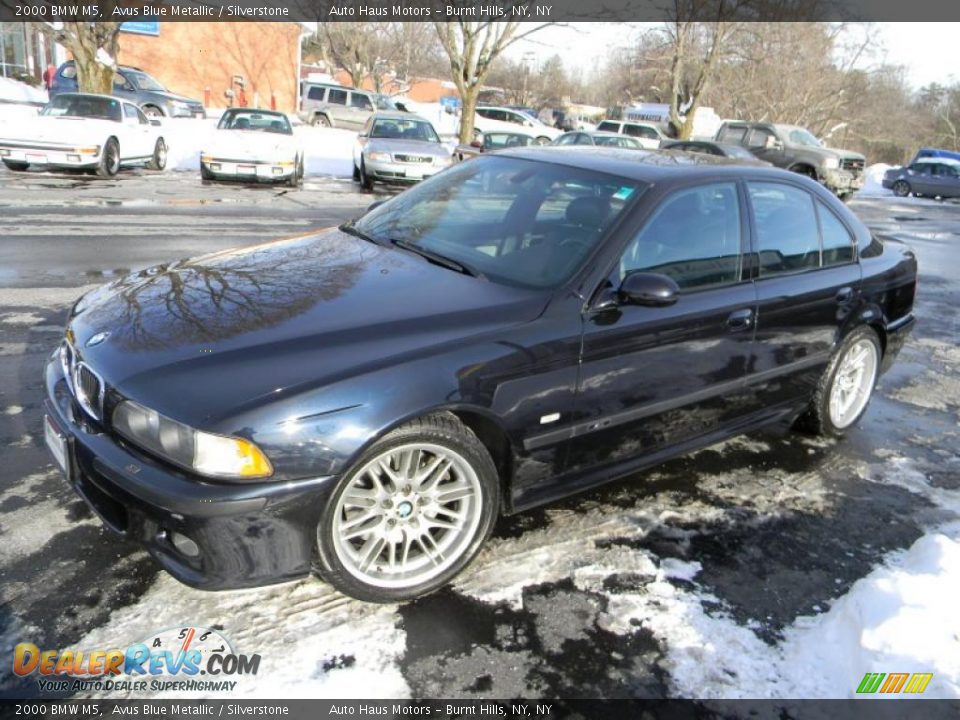 2000 BMW M5 Avus Blue Metallic / Silverstone Photo #5
