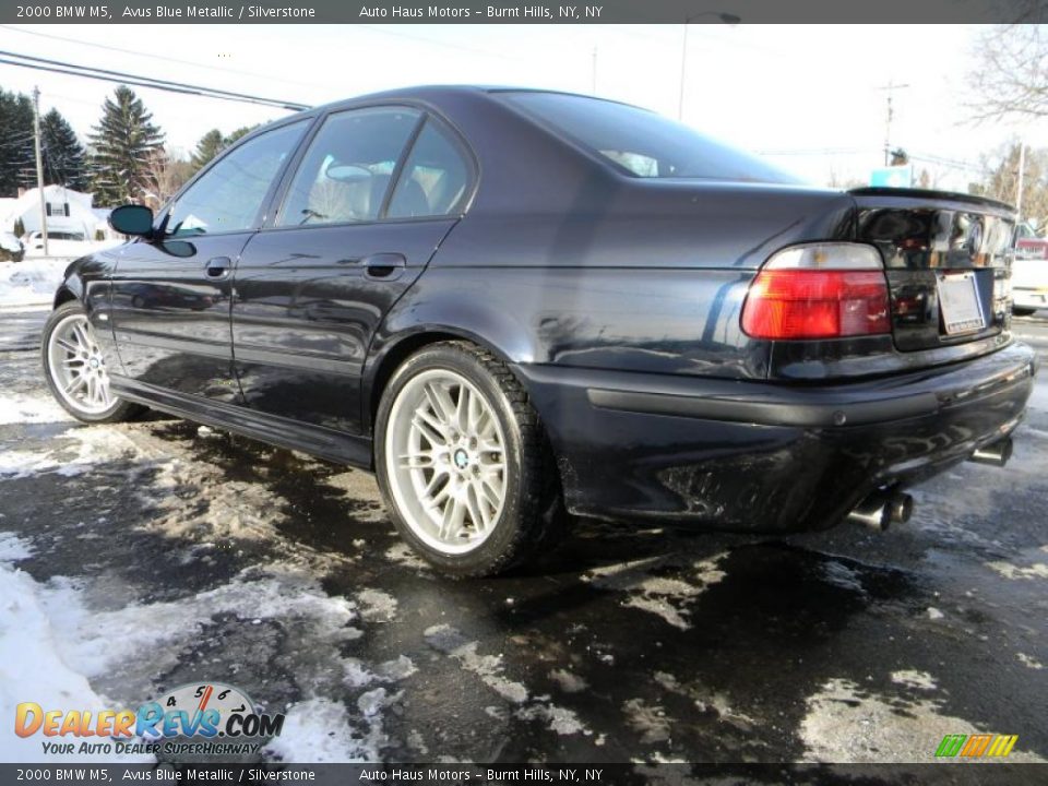 2000 BMW M5 Avus Blue Metallic / Silverstone Photo #7
