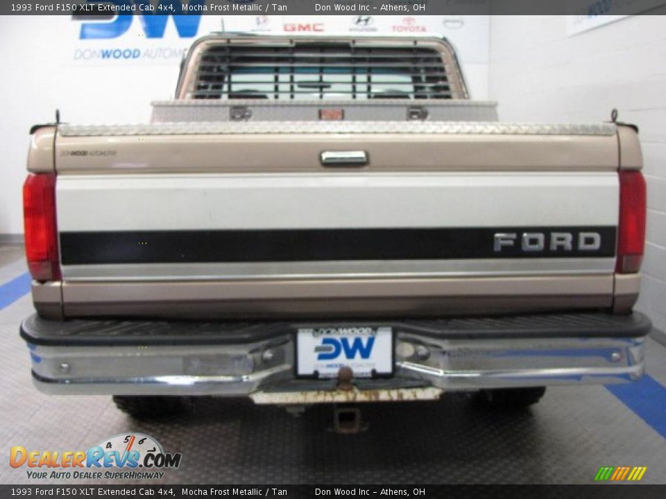 1993 Ford F150 XLT Extended Cab 4x4 Mocha Frost Metallic / Tan Photo #6