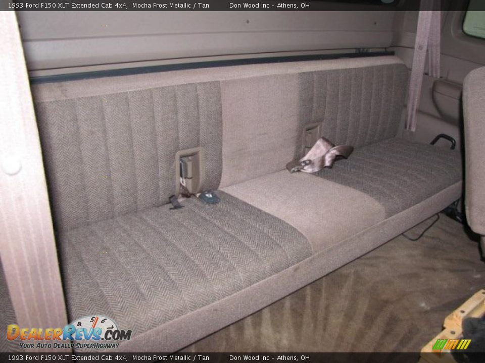 1993 Ford F150 XLT Extended Cab 4x4 Mocha Frost Metallic / Tan Photo #8