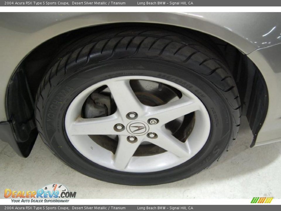 2004 Acura RSX Type S Sports Coupe Desert Silver Metallic / Titanium Photo #3