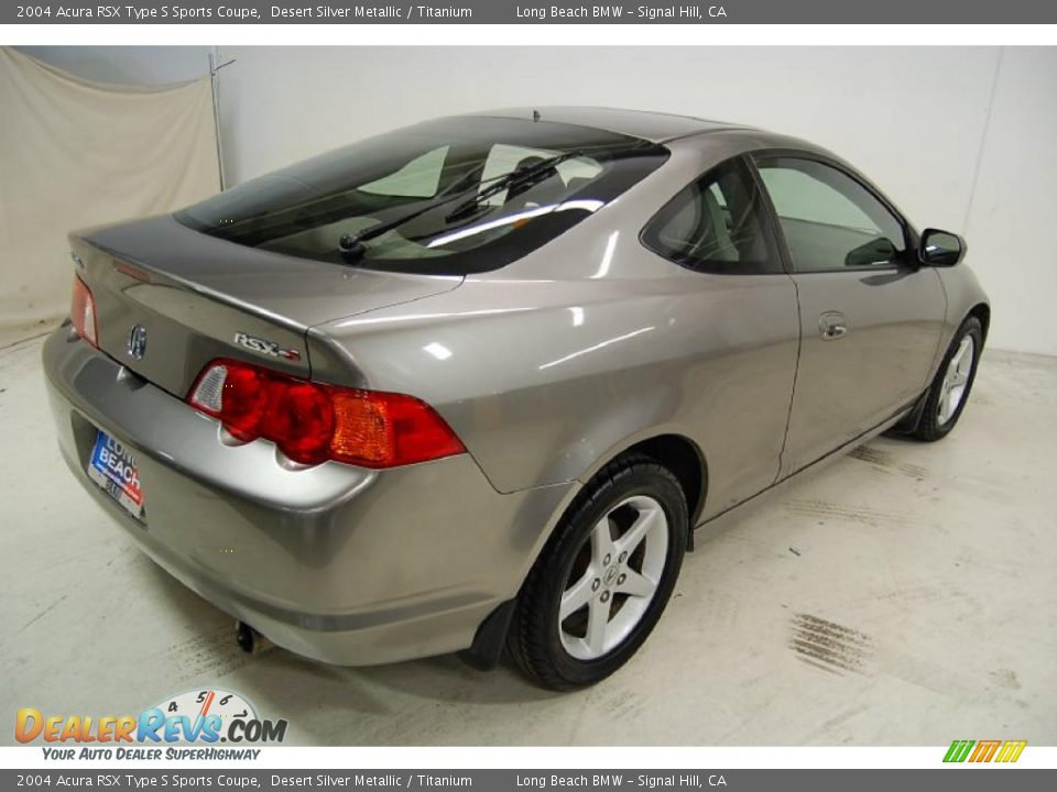 2004 Acura RSX Type S Sports Coupe Desert Silver Metallic / Titanium Photo #6
