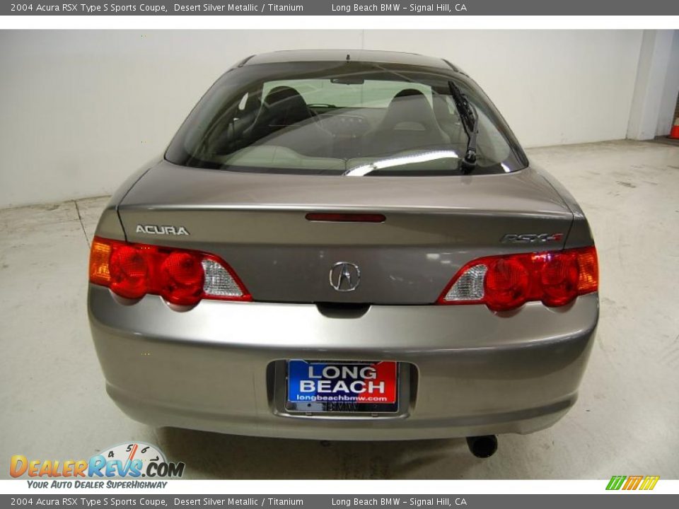 2004 Acura RSX Type S Sports Coupe Desert Silver Metallic / Titanium Photo #7