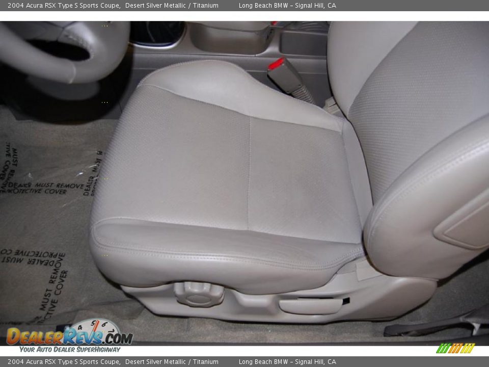 2004 Acura RSX Type S Sports Coupe Desert Silver Metallic / Titanium Photo #19