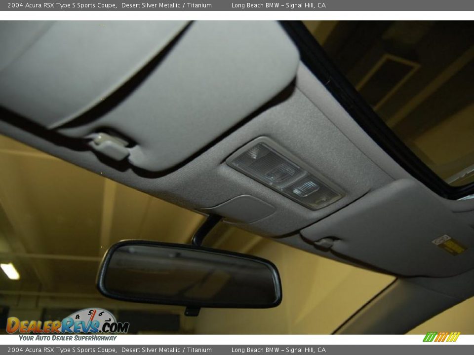 2004 Acura RSX Type S Sports Coupe Desert Silver Metallic / Titanium Photo #29