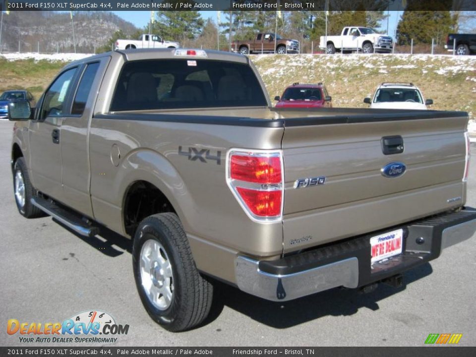 2011 Ford F150 XLT SuperCab 4x4 Pale Adobe Metallic / Pale Adobe Photo #8