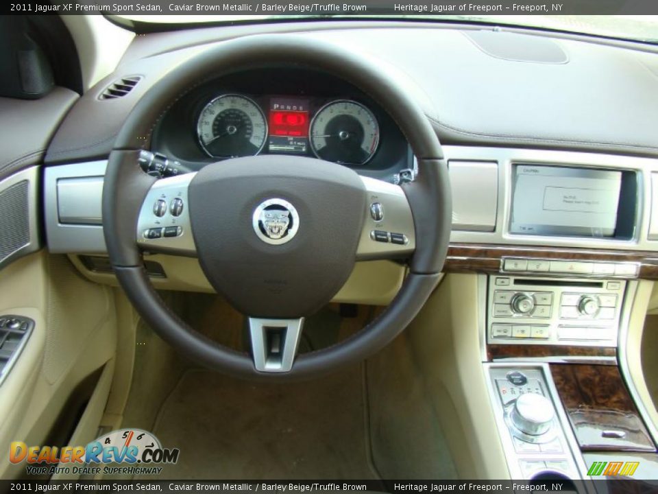 Dashboard of 2011 Jaguar XF Premium Sport Sedan Photo #13