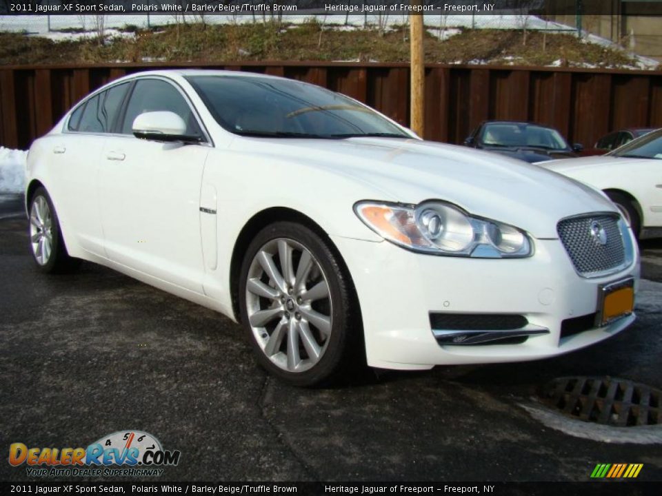 Polaris White 2011 Jaguar XF Sport Sedan Photo #3