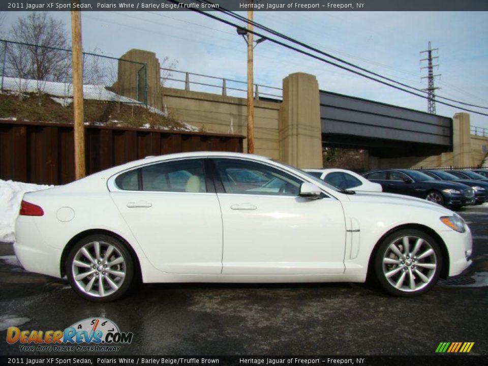 Polaris White 2011 Jaguar XF Sport Sedan Photo #4