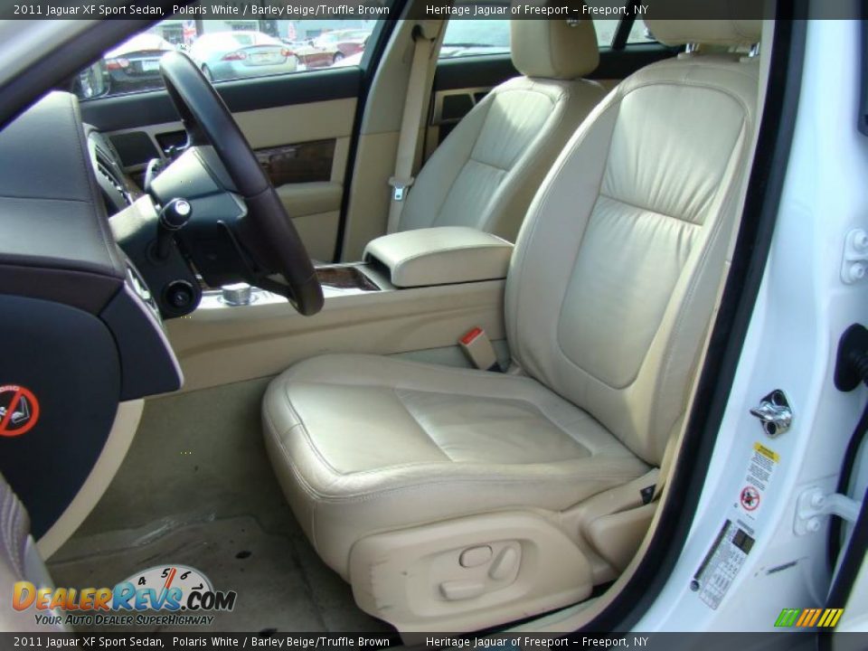 Barley Beige/Truffle Brown Interior - 2011 Jaguar XF Sport Sedan Photo #10