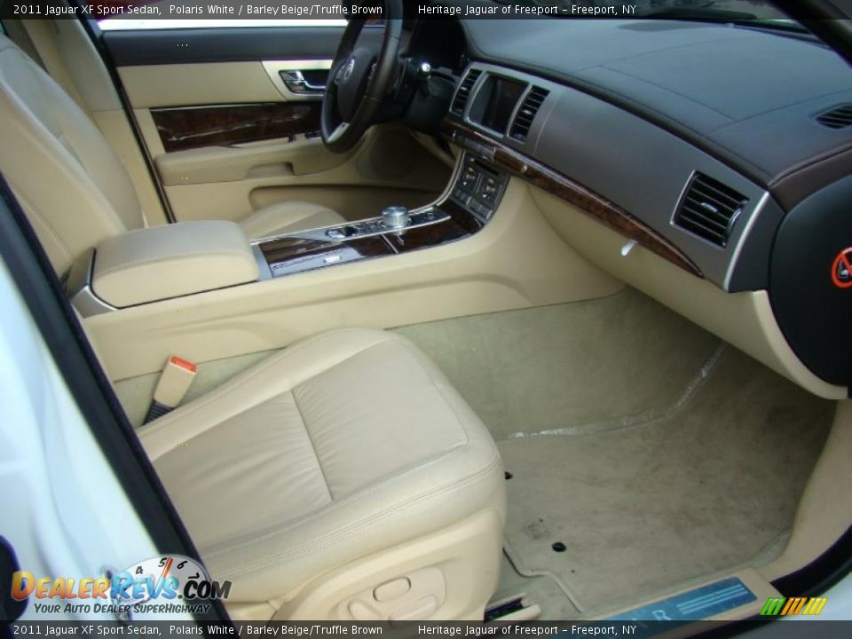 Barley Beige/Truffle Brown Interior - 2011 Jaguar XF Sport Sedan Photo #21