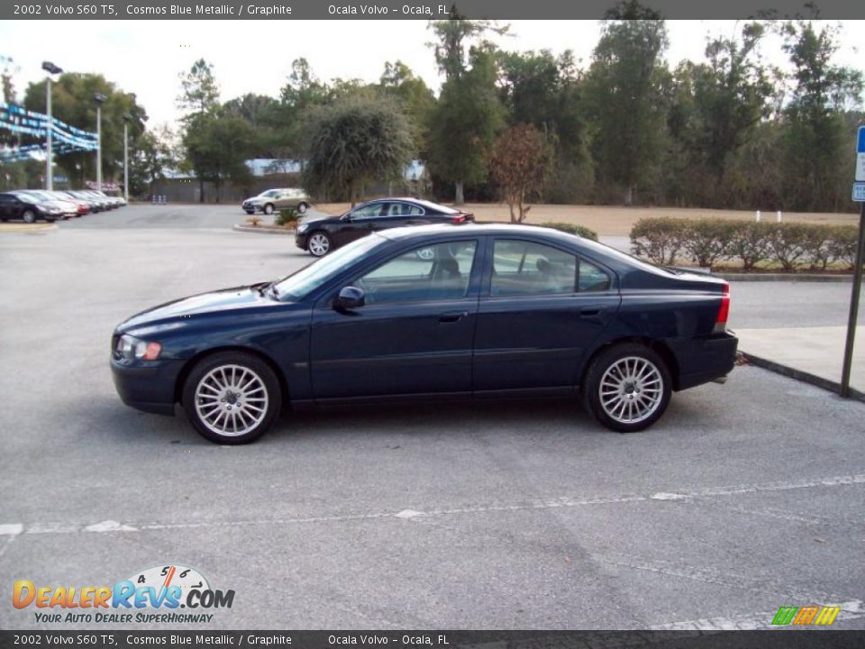 2002 Volvo S60 T5 Cosmos Blue Metallic / Graphite Photo #5