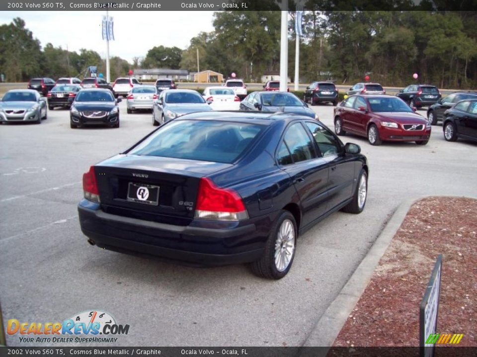 2002 Volvo S60 T5 Cosmos Blue Metallic / Graphite Photo #8