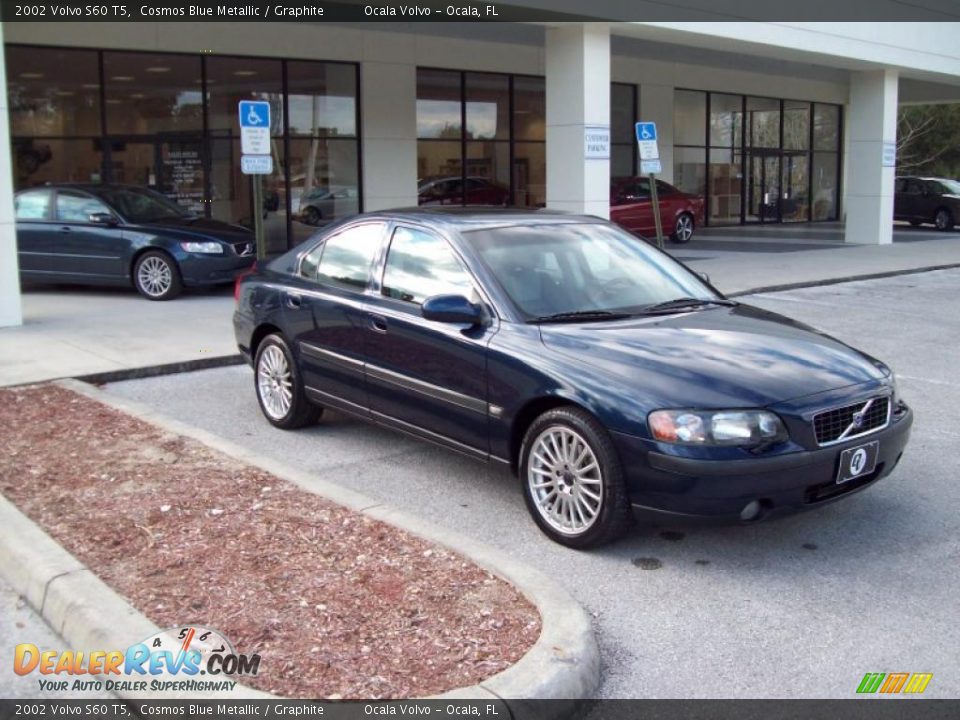 2002 Volvo S60 T5 Cosmos Blue Metallic / Graphite Photo #11