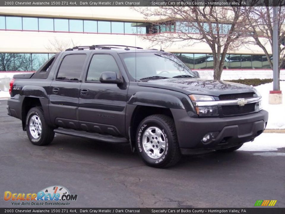 2003 Chevrolet Avalanche 1500 Z71 4x4 Dark Gray Metallic / Dark Charcoal Photo #1