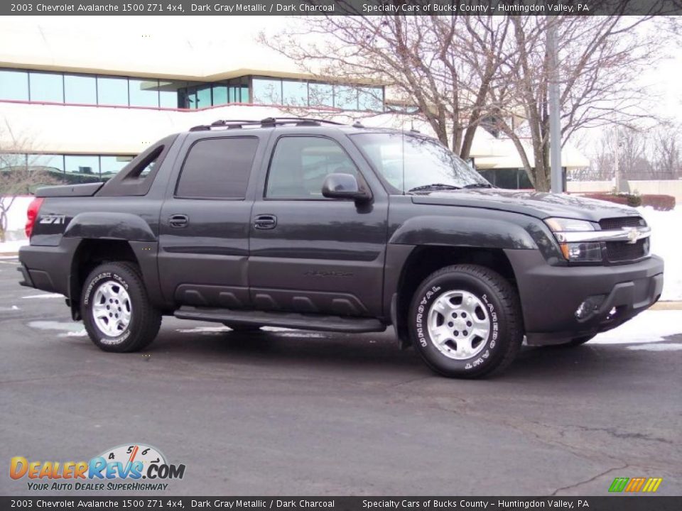 2003 Chevrolet Avalanche 1500 Z71 4x4 Dark Gray Metallic / Dark Charcoal Photo #2