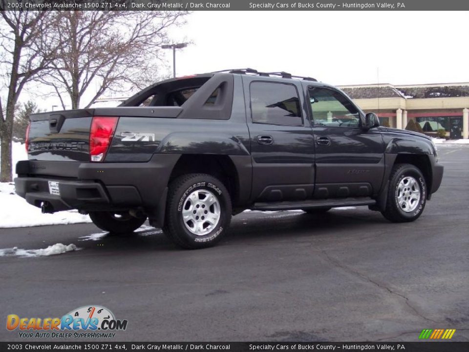 2003 Chevrolet Avalanche 1500 Z71 4x4 Dark Gray Metallic / Dark Charcoal Photo #4