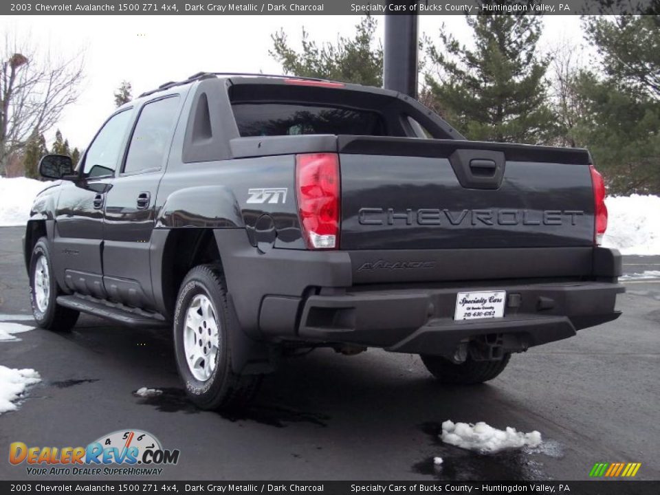 2003 Chevrolet Avalanche 1500 Z71 4x4 Dark Gray Metallic / Dark Charcoal Photo #7