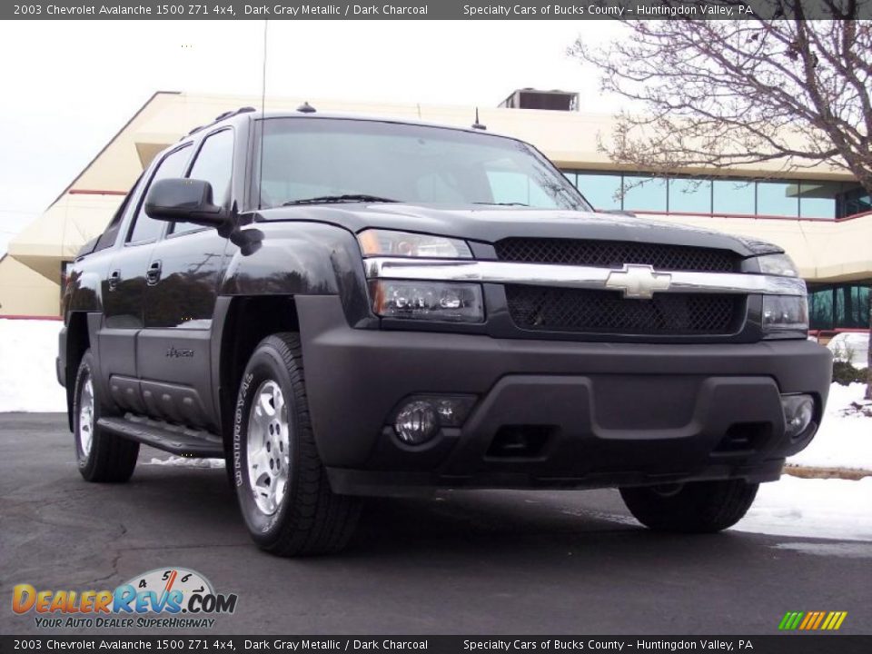 2003 Chevrolet Avalanche 1500 Z71 4x4 Dark Gray Metallic / Dark Charcoal Photo #8
