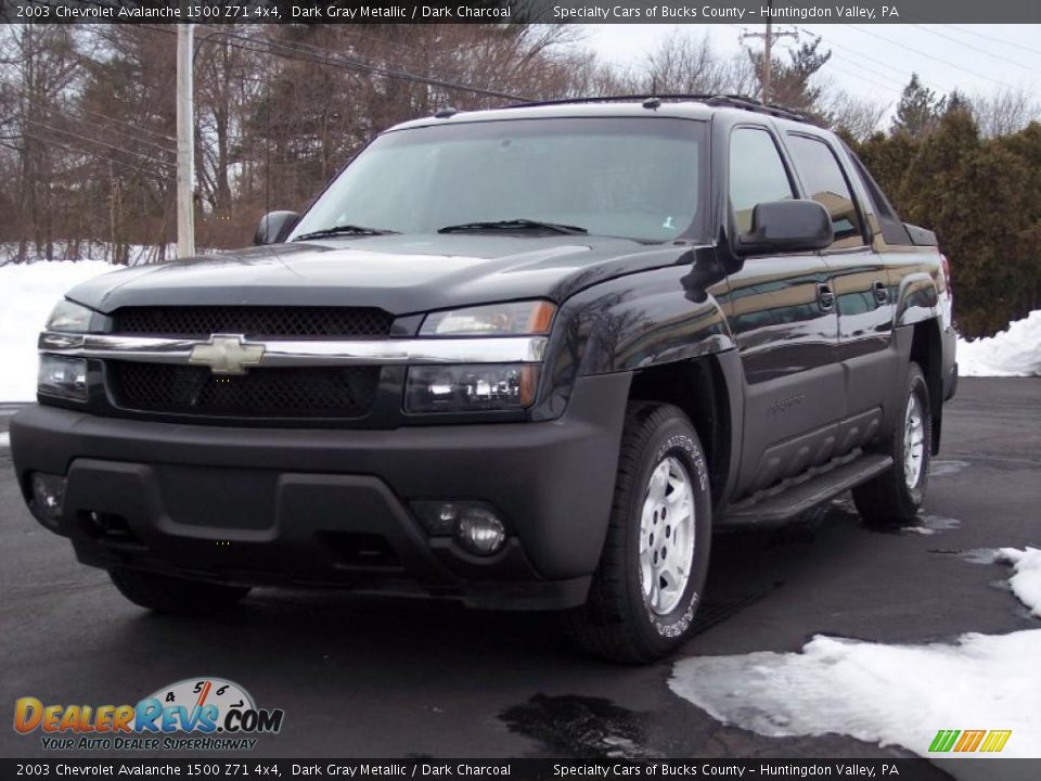 2003 Chevrolet Avalanche 1500 Z71 4x4 Dark Gray Metallic / Dark Charcoal Photo #9