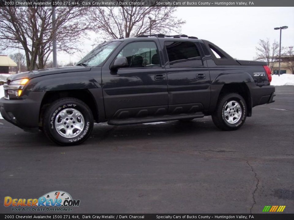 2003 Chevrolet Avalanche 1500 Z71 4x4 Dark Gray Metallic / Dark Charcoal Photo #11