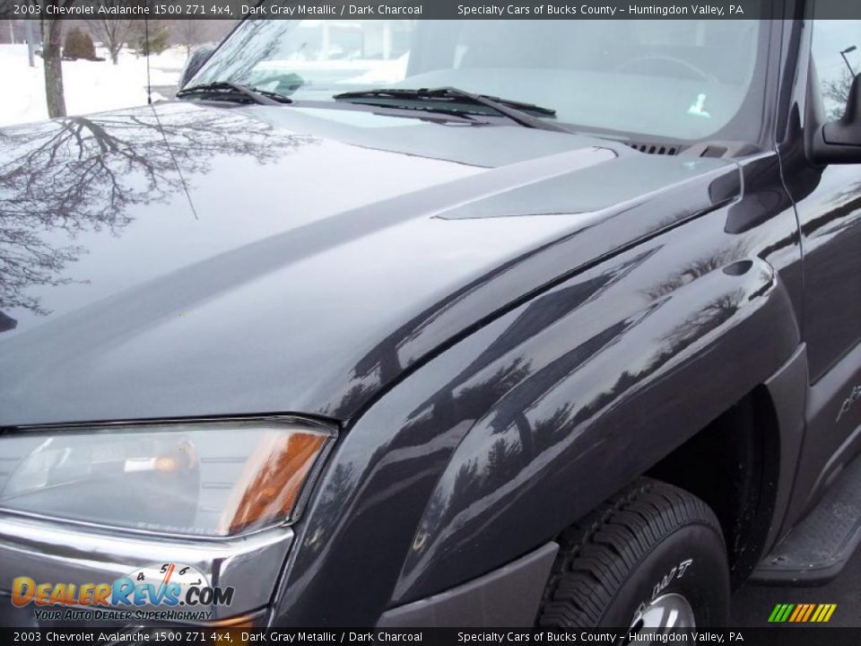 2003 Chevrolet Avalanche 1500 Z71 4x4 Dark Gray Metallic / Dark Charcoal Photo #15
